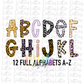 Leopard Gold Foil Alpha - Alpha Pack - Alphabet Clipart - Instant Download  - Alpha Pack