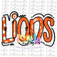 Lions PNG - Lions -  sublimation design - Digital Download
