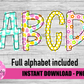 Easter Alphabet - Alpha Pack - Alphabet Clipart - Instant Download  - Alpha Pack