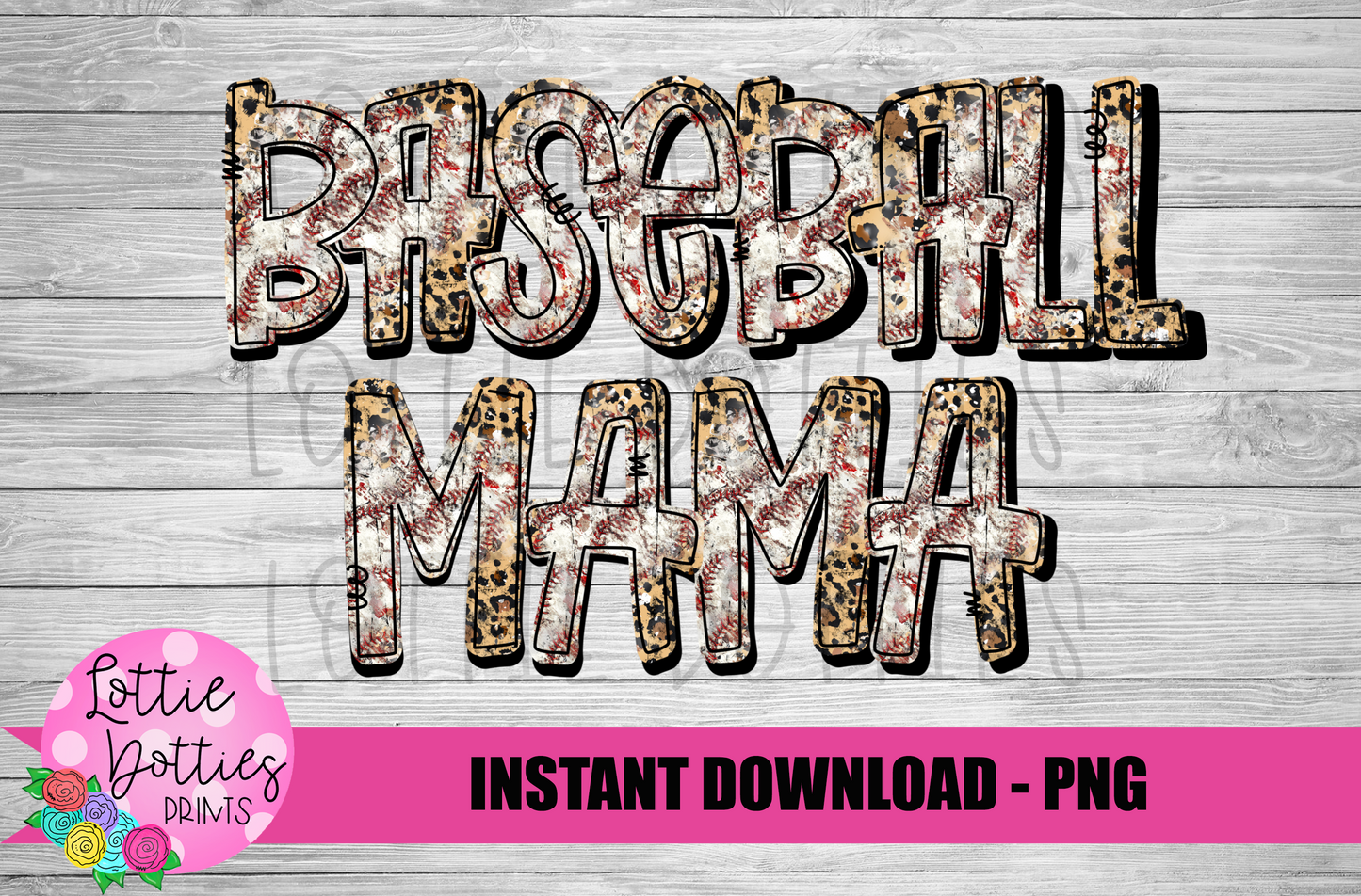 Baseball Mama Png - Baseball Sublimation Design - Digital Download