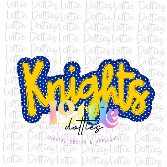 Knights PNG - Knights -  sublimation design - Digital Download - Blue and Yellow