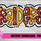 Raiders PNG -  raiders sublimation design - Digital Download - Maroon and Gold