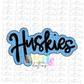 Huskies Dotted Outline - PNG - sublimation design - Digital Download