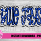 Blue Jays PNG - Bluejays sublimation design - Digital Download