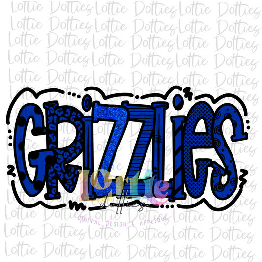 Grizzlies PNG - Grizzlies Sublimation - Digitial Download