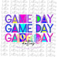 Game Day PNG - Game Day Sublimation - Digital Download