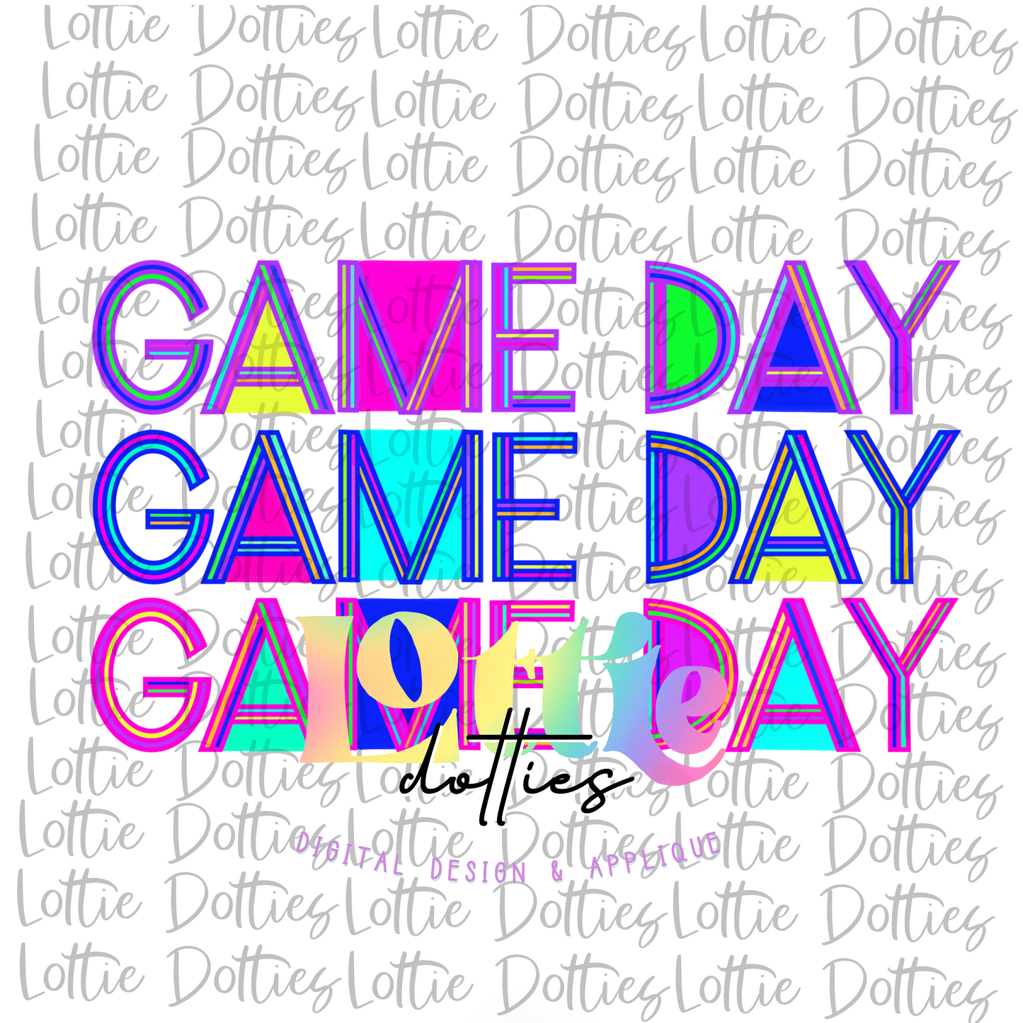 Game Day PNG - Game Day Sublimation - Digital Download