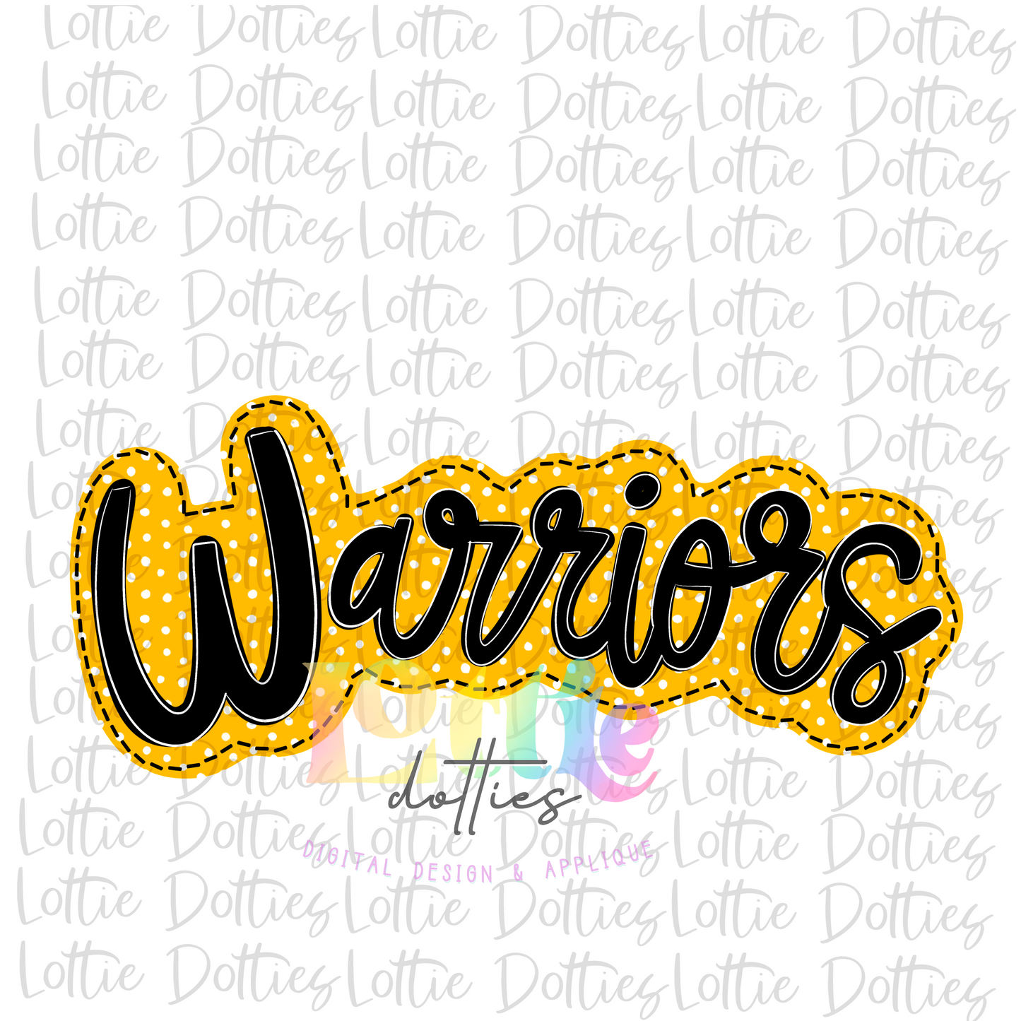 Warriors Black and Gold - PNG - sublimation design - Digital Download