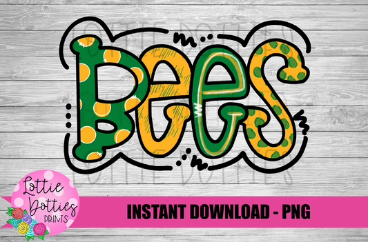 Bees PNG - Bees PNG - Instant Download - Digital Download -Sublimation Design