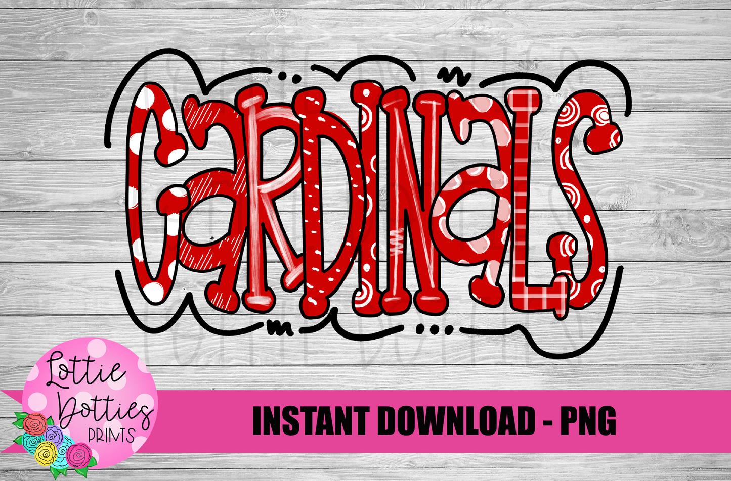 Cardinals PNG - Cardinals Sublimation design - Digital Download