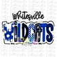 Whitesville Wildcats  PNG - Wildcats -  sublimation design - Digital Download