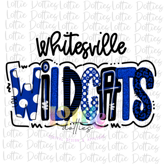 Whitesville Wildcats  PNG - Wildcats -  sublimation design - Digital Download