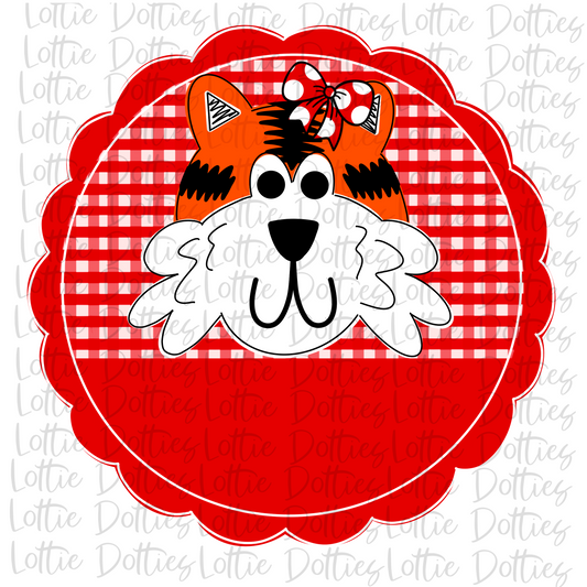 Tigers PNG - Tiger Scallop  - Sublimation Design - Digital Download