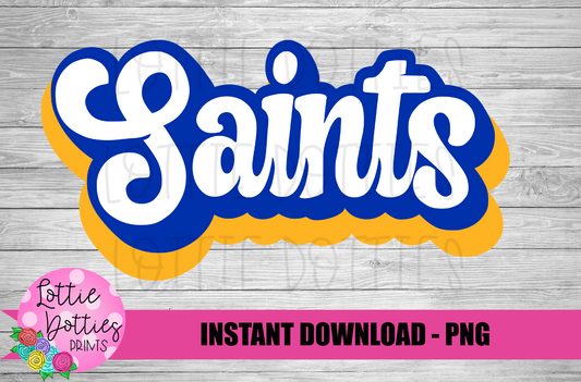 Saints PNG -  sublimation design - Digital Download