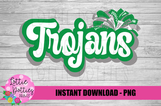 Trojans PNG - Trojans sublimation design - Digital Download