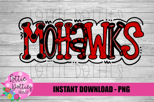 Mohawks PNG -Sublimation design - Digital Download