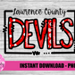 Lawrence County Devils Png - Devils Sublimation Design - Digital Download