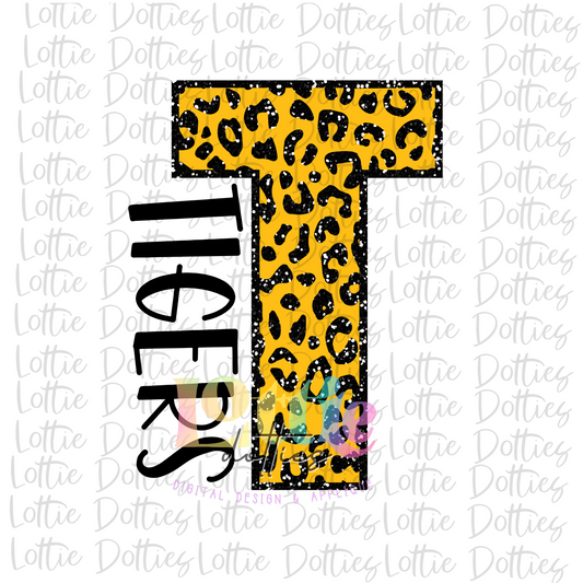T - Tigers PNG - Tigers -  sublimation design - Digital Download