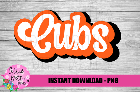 Cubs PNG - Cubs sublimation design - Digital Download