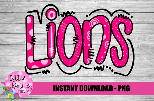 Lions PNG - Lions sublimation design - Digital Download