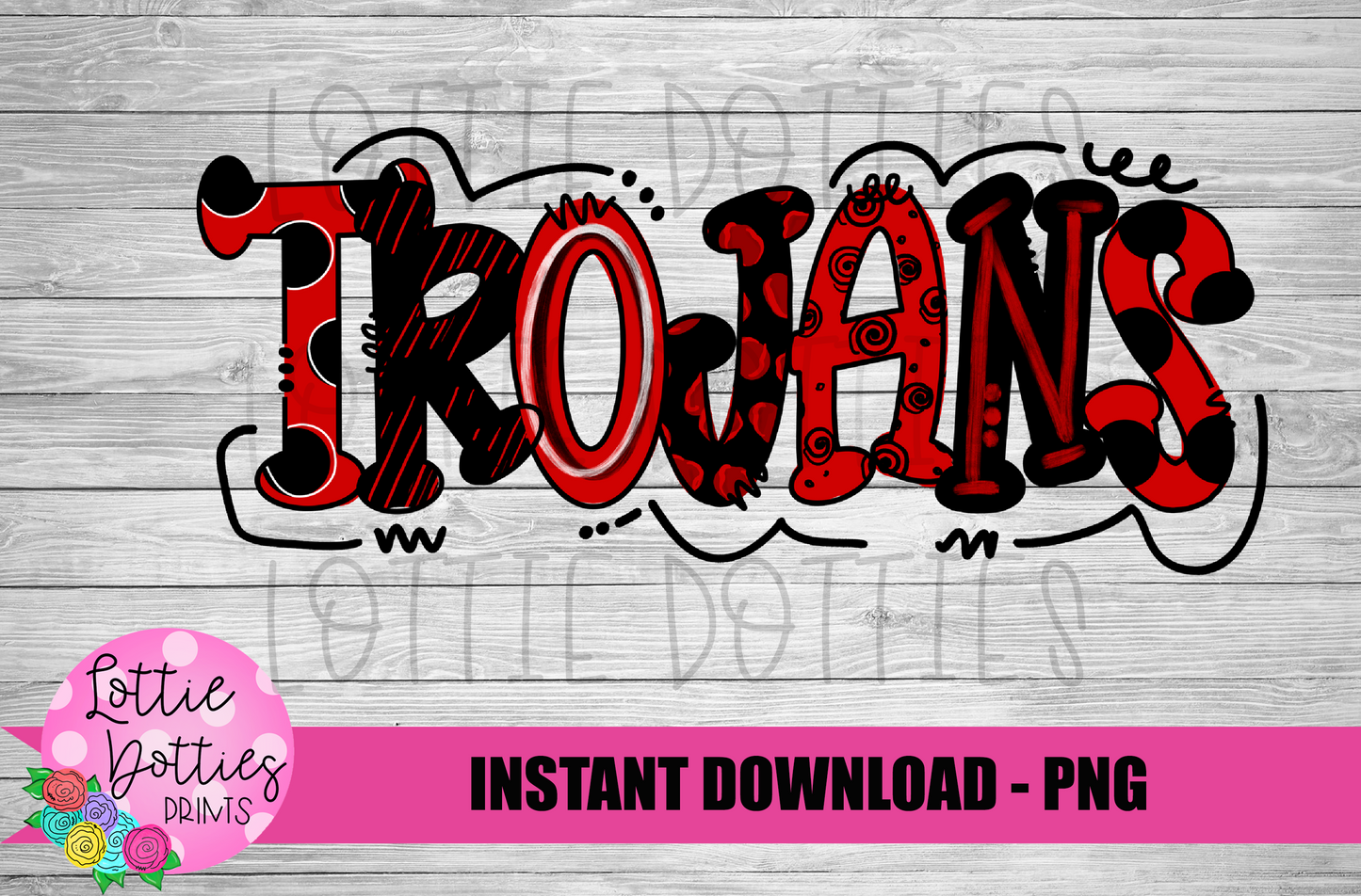 Trojans PNG - Trojans sublimation design - Digital Download