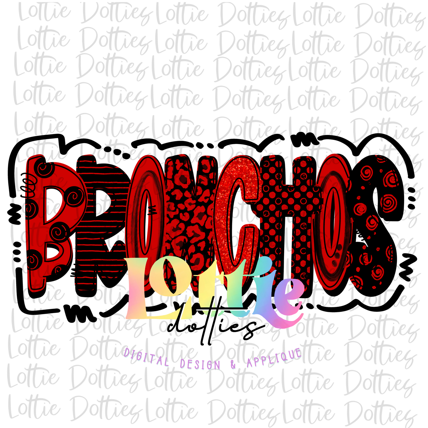 Bronchos -  PNG   -  sublimation design - Digital Download