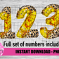 Leopard Softball Number Alphabet - Alpha Pack - Alphabet Clipart - Instant Download  - Alpha Pack