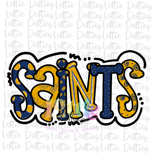 Saints PNG -  sublimation design - Digital Download