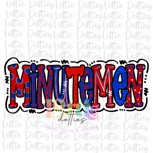 Minutemen PNG - Minutemen Sublimation - Digital Download