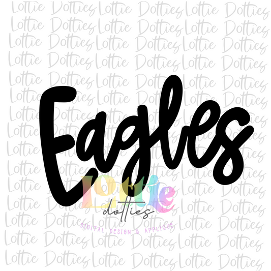 Eagles PNG - sublimation design - Digital Download - Black