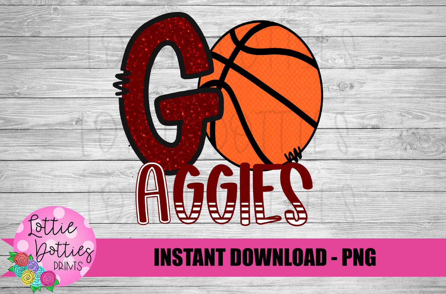 Go Aggies PNG - Basketball - Aggies -  sublimation design - Digital Download