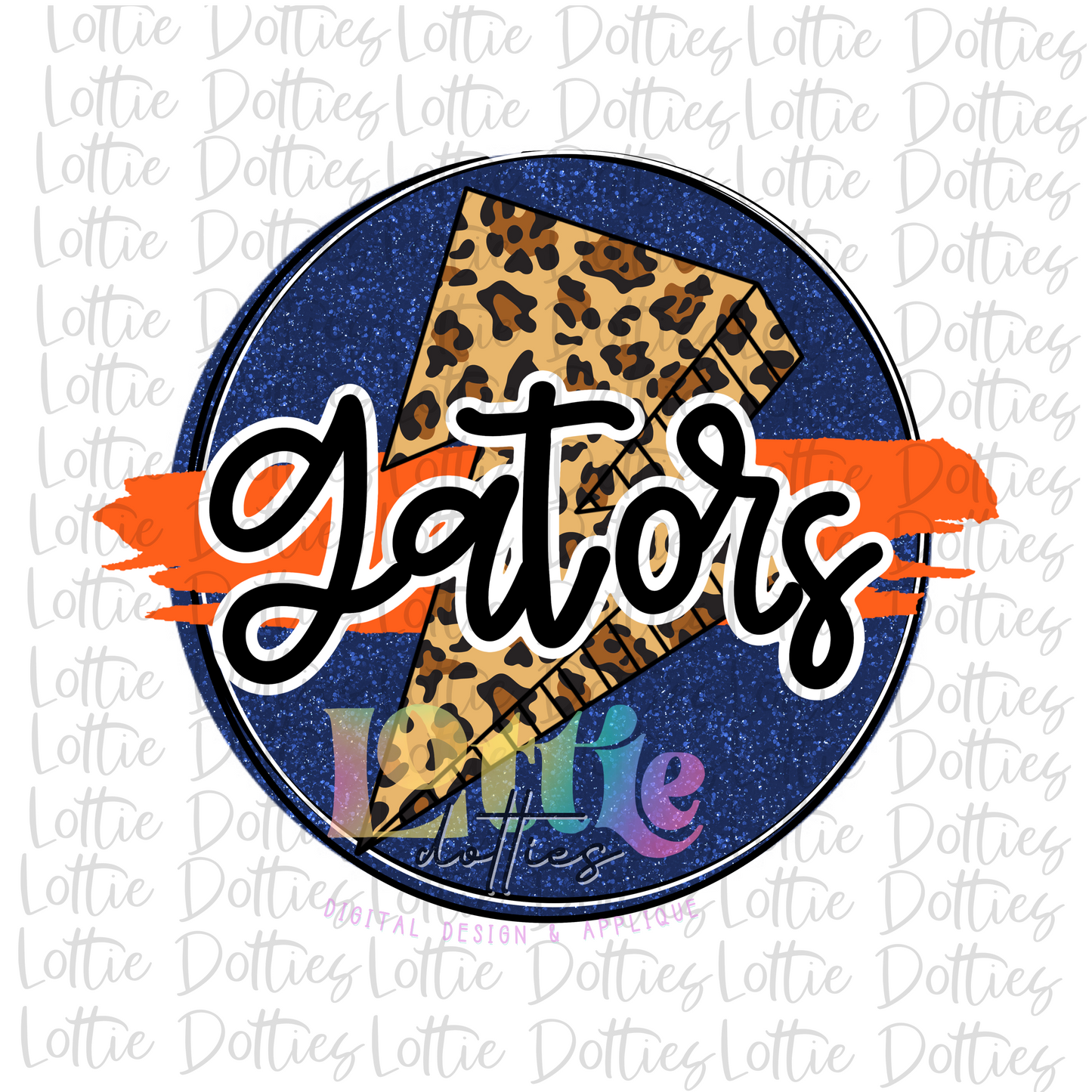 Gators PNG - Gators Circle - Sublimation Design - Digital Download -  Navy and Orange