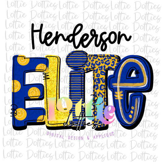 Elites PNG - Elites Henderson -  sublimation design - Digital Download