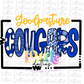 Goodpasture Cougars PNG - Sublimation Design - Digital Download - Royal and Yellow