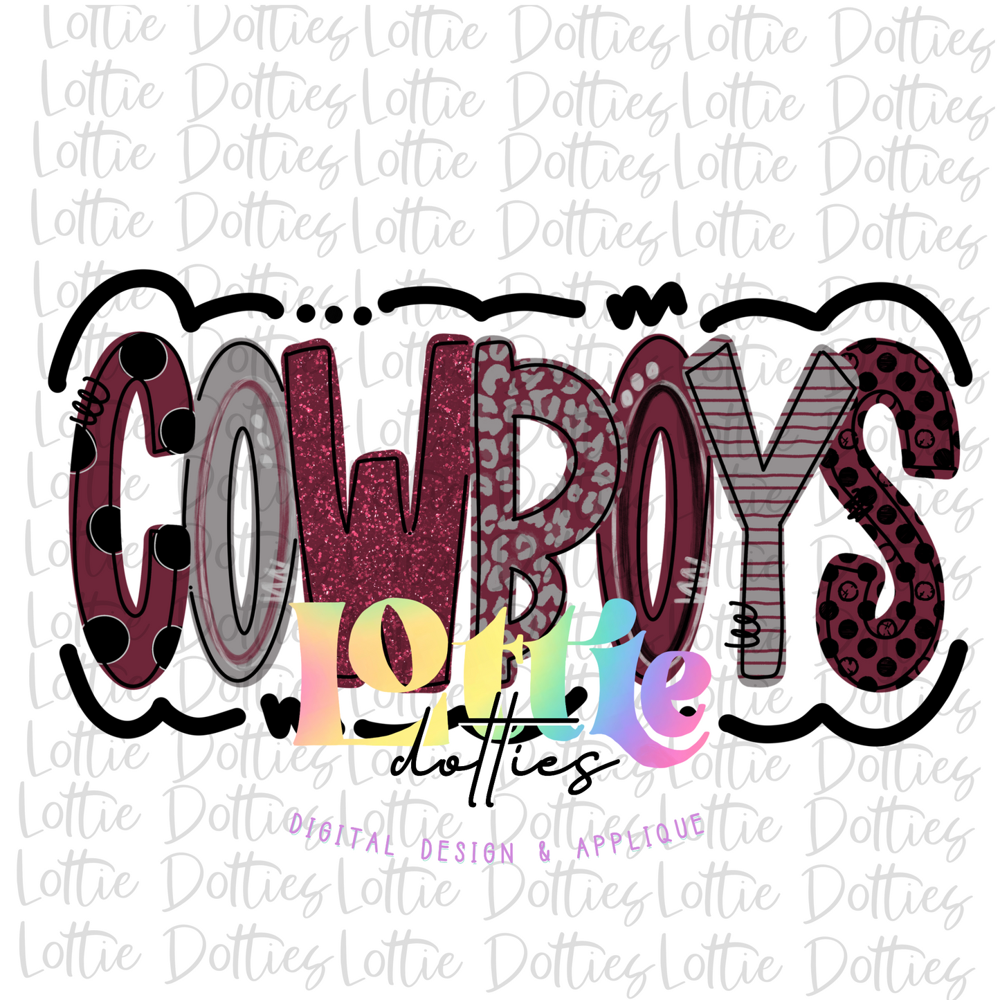 Cowboys Png  -  Digital Download - Cowboys Sublimation