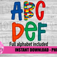Block Alphabet - Block Alpha Pack - Alphabet Clipart - Instant Download  - Alpha Pack