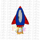 Rocket  - Rocket PNG  - sublimation design - instant download