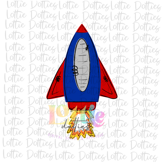 Rocket  - Rocket PNG  - sublimation design - instant download