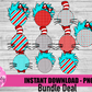 Bundle Deal Read Across America PNG - Bundle Circle - Digital Download - Read Across America Circle
