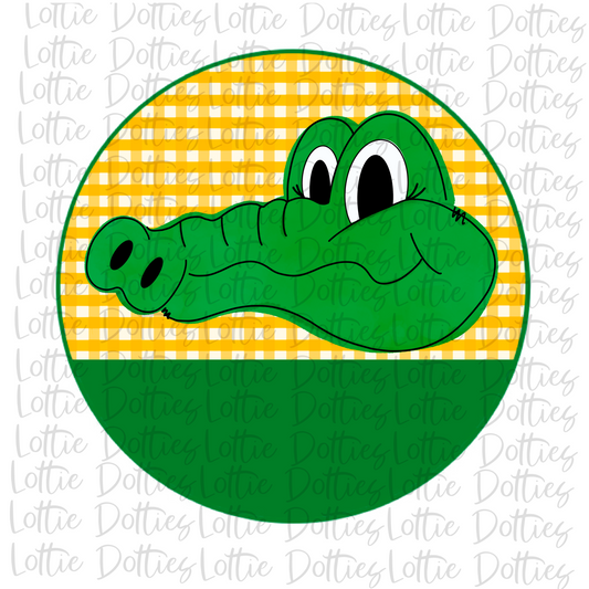 Gators Circle Png - Gators Sublimation Design - School Spirit Design - Digital Download