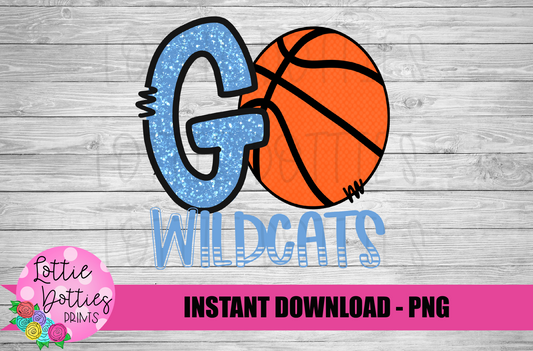 Go Wildcats PNG - Wildcats sublimation design - Digital Download