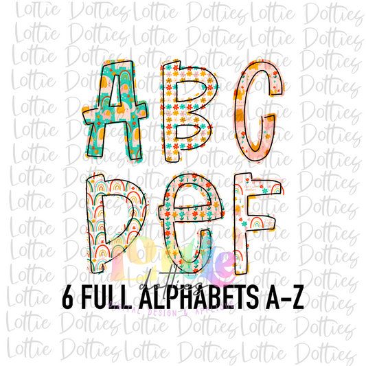 Cute Like Mommy Elephant Alpha - Alpha Pack - Alphabet Clipart - Instant Download  - Alpha Pack