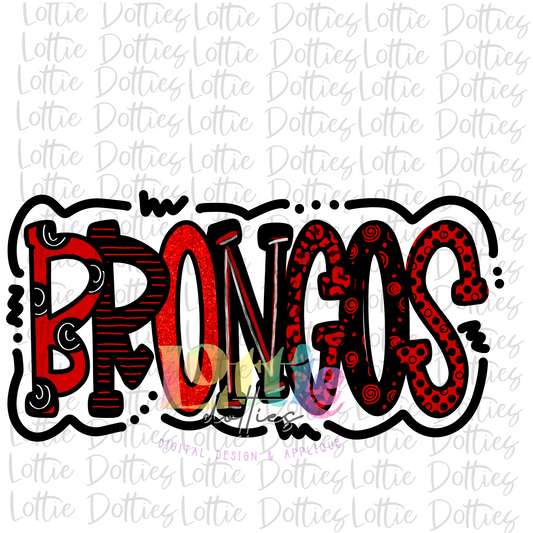 Broncos PNG - Broncos sublimation design - Digital Download