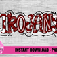 Trojans PNG - Trojans sublimation design - Digital Download