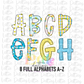 Spring Poppies Alpha - Alpha Pack - Alphabet Clipart - Instant Download  - Alpha Pack