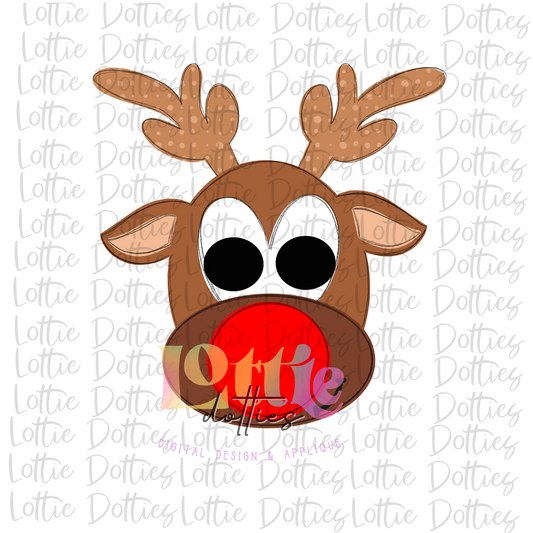 Reindeer Png - Christmas Sublimation- Digital Download