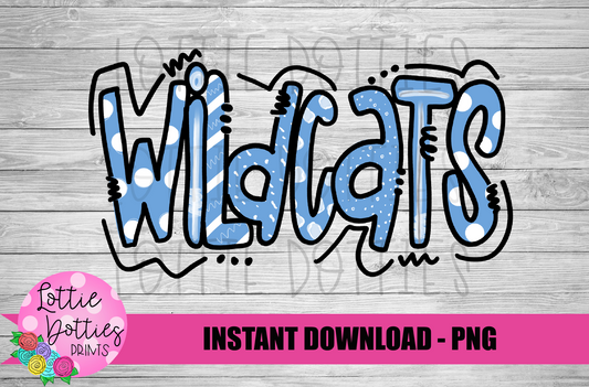 Wildcats PNG - Wildcats sublimation design - Digital Download