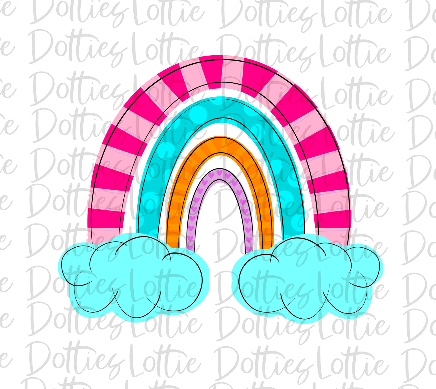 Rainbow Png - rainbow clipart - rainbow sublimation - Instant Download