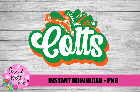 Colts PNG - Colts sublimation design - Digital Download