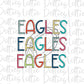 Eagles Football - PNG - Football - Sublimation design - Digital Download